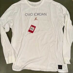 OVO Jordan White Men's Shirt